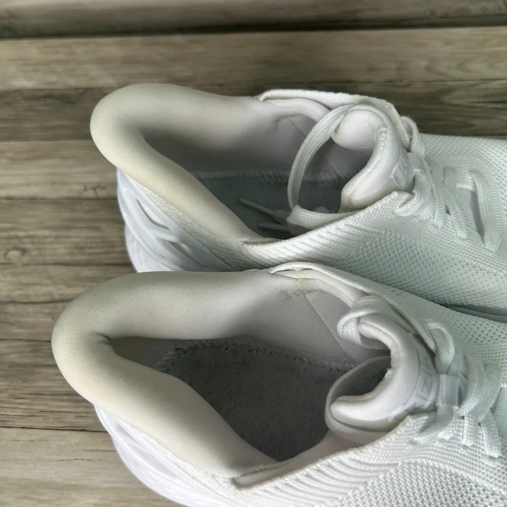 Kizik Athens Shoes Mens 6.5 Womens 8 White Slip On Hands Free Sneakers Comfort - Picture 7 of 11